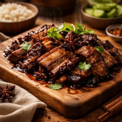 Image of Kong Bak Dark Soya Sauced Pork