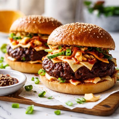Image of Korean Barbecue Burgers