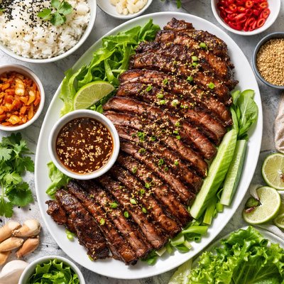 Image of Korean Barbecued Flank Steak