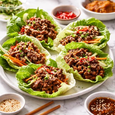 Image of Korean Beef Bulgogi in Lettuce Wraps