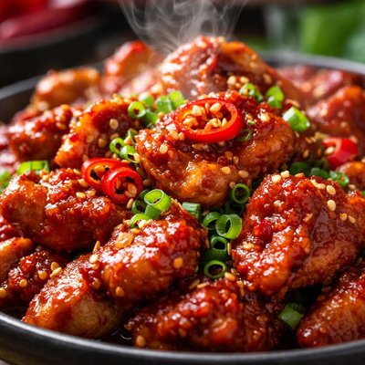Image of Korean Chicken in Hot Chili Sauce