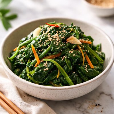 Image of Korean Seasoned Spinach