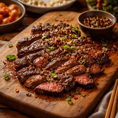 Image of Korean Skirt Steak by Sookhee Pai of Arcadia Ca