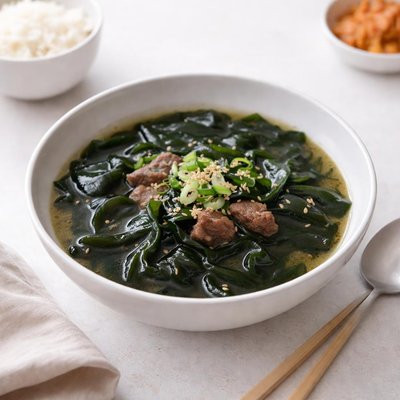 Image of Korean Style Seaweed Soup