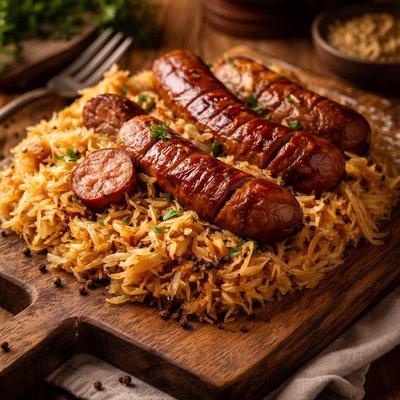 Image of Krapt and Sausage Sauerkraut and Smoked Sausage