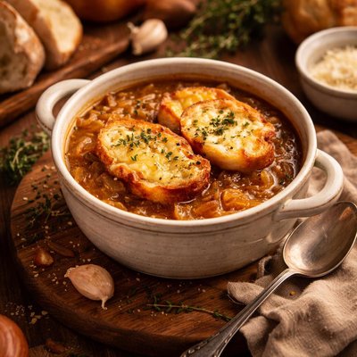 Image of Kremithosoupa Onion Soup