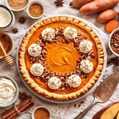 Image of Kumara Kumala or Sweet Potato Pie