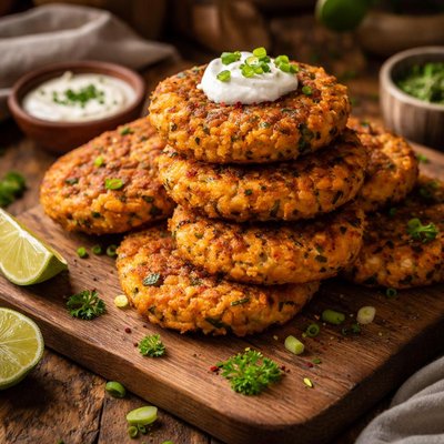 Image of Kumara Sweet Potato Rice Patties