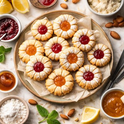 Image of Vegan Kurabye Biscuits