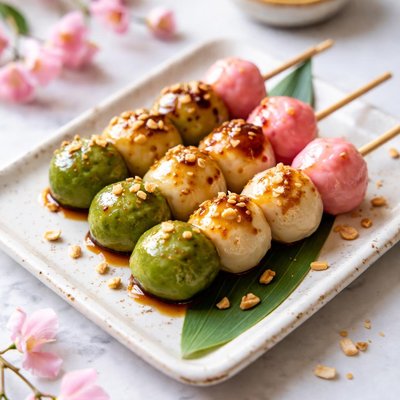 Image of Kushi Dango Skewered Sweet Dumplings