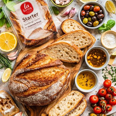 Image of La Brea Starter and Rustic Bread