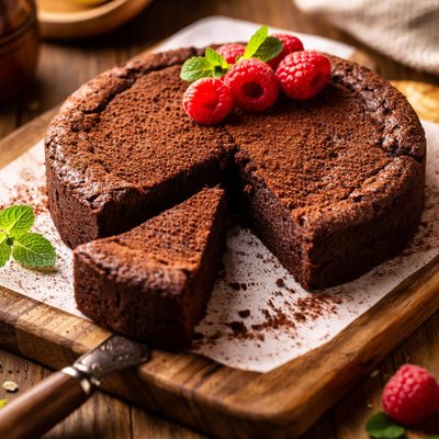 Image of Lactose Free Flourless Chocolate Cake