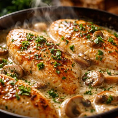 Image of Lady and Sons Chicken in Wine Sauce