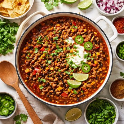 Image of Lamb and Black Bean Chili