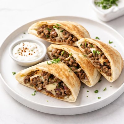 Image of Lamb and Cheese Stuffed Sandwiches