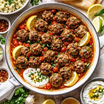 Image of Lamb and Garlic Meatballs