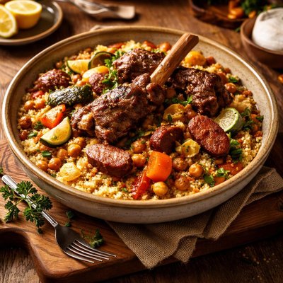 Image of Lamb and Sausage Couscous
