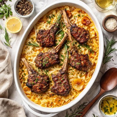 Image of Lamb Chops Au Gratin