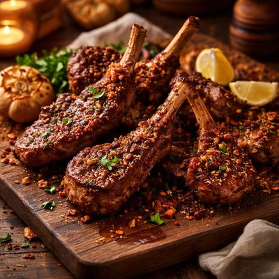 Image of Lamb Chops Bandit Style