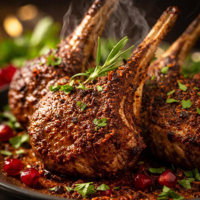 Image of Lamb Chops with Moroccan Spices