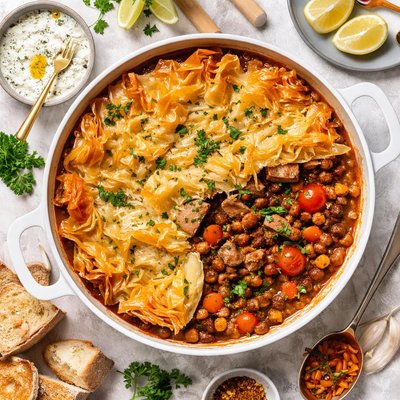 Image of Lamb Ragout with Fillo Crust