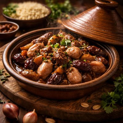 Image of Lamb Shallot and Date Tajine