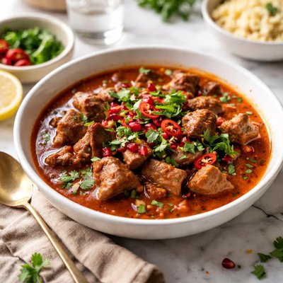 Image of Lamb Stew with Chili Sauce