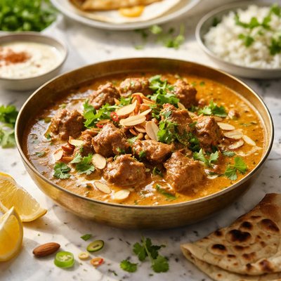 Image of Lamb W Yoghurt Coconut Milk Almond Masala Badami Gosht