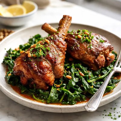 Image of Lamb with Spinach