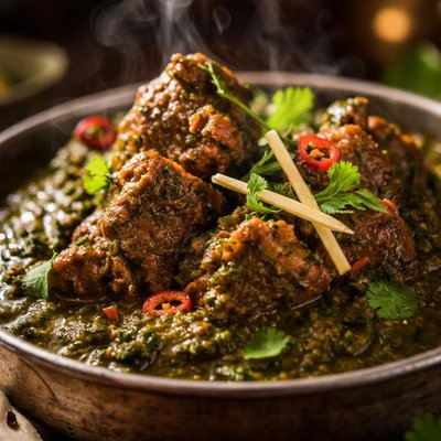 Image of Lamb with Spinach Dilli Ka Saag Gosht
