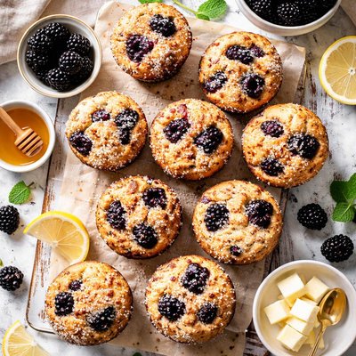 Image of Langley Blackberry Muffins