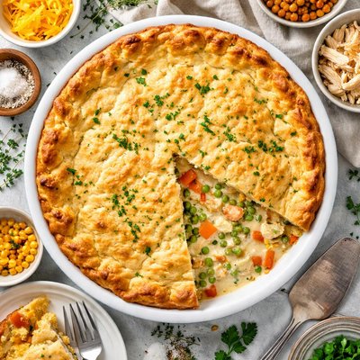 Image of Large Chicken Pot Pie with Bisquick Crust