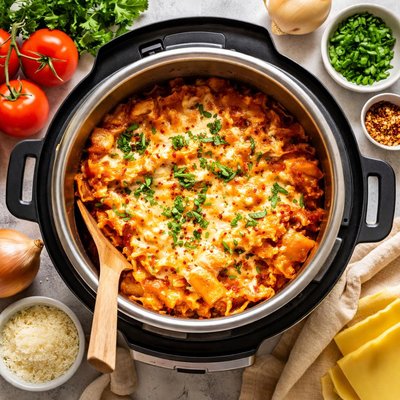 Image of Lasagna in the Pressure Cooker