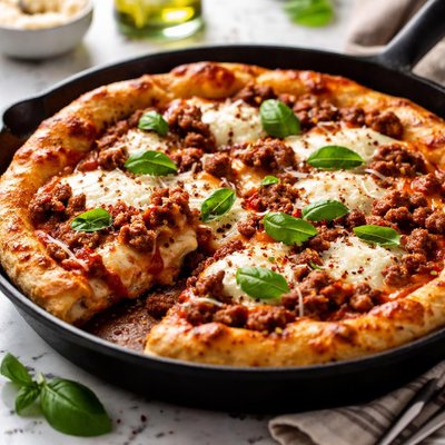 Image of Lasagna Pizza Pizza Dough Style No Noodles