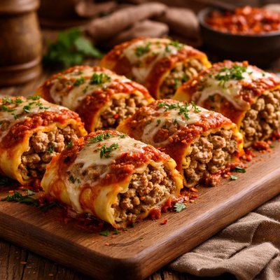 Image of Vegetarian Lasagna Rolls