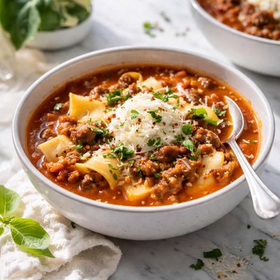 Image of Lasagna Soup with Sausage