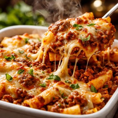 Image of Lasagna Style Baked Ziti