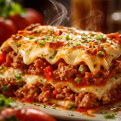 Image of Lasagna with Turkey Sausage