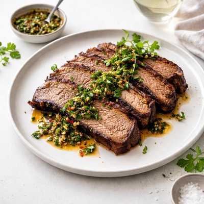 Image of Latin Beef Brisket with Chimichurri