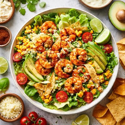 Image of Latin Caesar with Shrimp