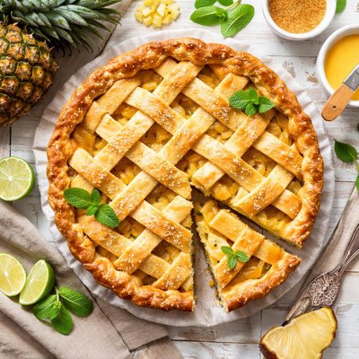 Image of Lattice Pineapple Pie