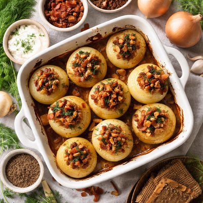 Image of Latvian Style Baked Onions