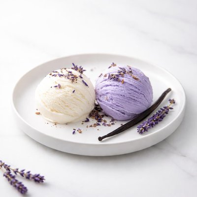 Image of Lavender and Vanilla Ice Cream