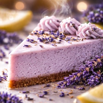 Image of Lavender Cheesecake