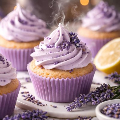 Image of Lavender Cupcakes