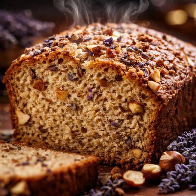 Image of Lavender Hazelnut Bread Abm
