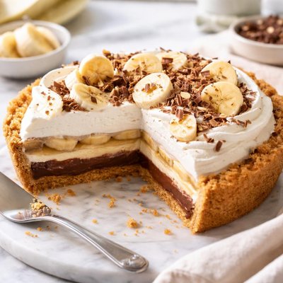 Image of Layered Banana Cream Dream Pie