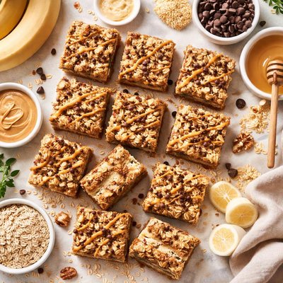 Image of Layered Banana Oat Bars