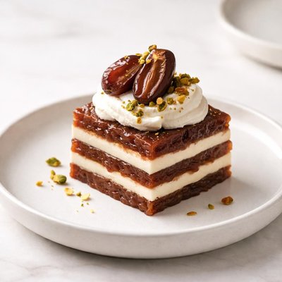 Image of Layered Date Dessert