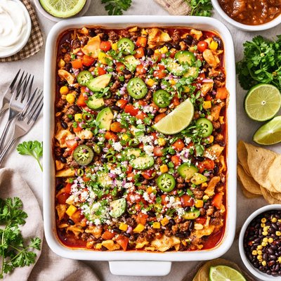 Image of Layered Enchilada Bake